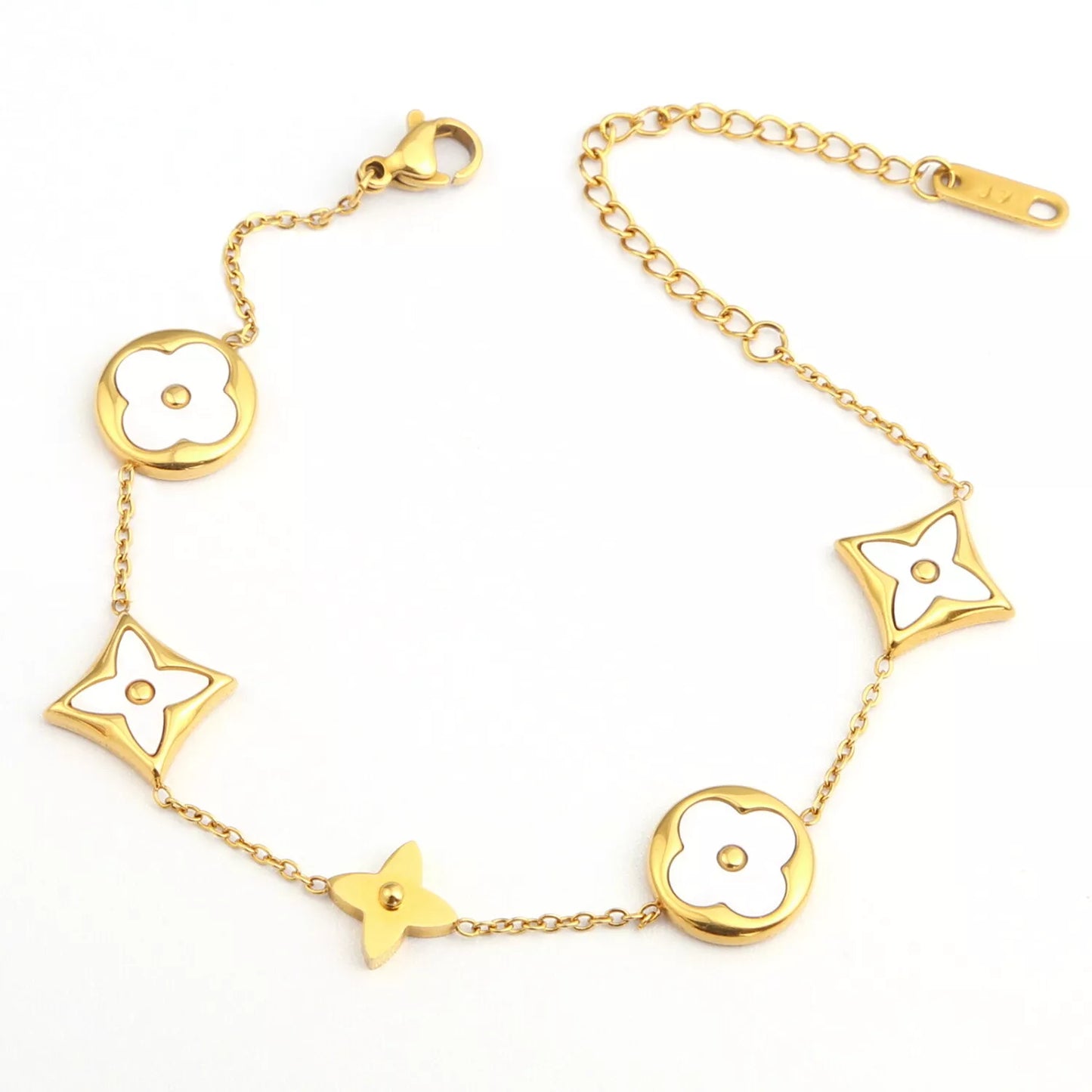 Silver/ Gold/ Rose gold Graceful Floral-Inspired Gold Bracelet – A Blooming Symbol of Elegance &amp; Beauty